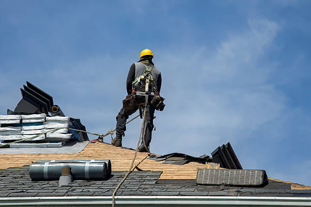 Professional Roof Replacement technician working in Henniker, NH